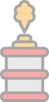 Tear Gas Vector Icon Design