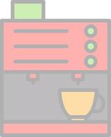 diseño de icono de vector de máquina de café
