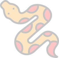 diseño de icono de vector de serpiente