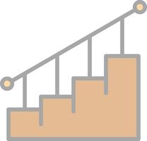 Staircase Vector Icon Design