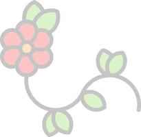 diseño de icono de vector de flores