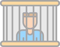 Prisoner Vector Icon Design