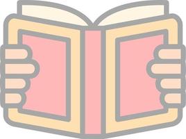 Reading Vector Icon Design
