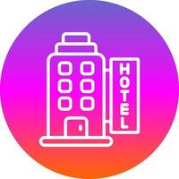 diseño de icono de vector de hotel