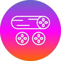 Cucumber Vector Icon Design