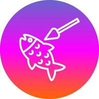 diseño de icono de vector de pesca submarina