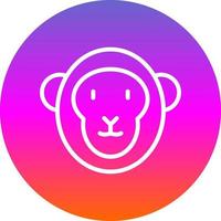 Monkey Vector Icon Design