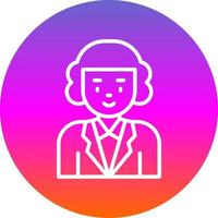 Judge Vector Icon Design