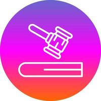 Law Vector Icon Design