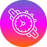 Wrist Watch Vector Icon Design