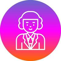Judge Vector Icon Design