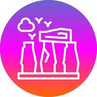 diseño de icono de vector de stonehenge