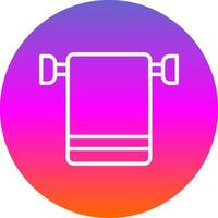 Towel Rack Vector Icon Design