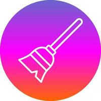 Broom Vector Icon Design