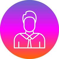 Male Employee Vector Icon Design