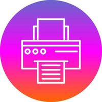 Printer Vector Icon Design