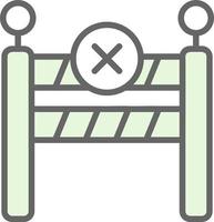 Barrier Vector Icon Design