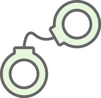 Handcuffs Vector Icon Design