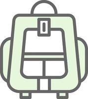 Backpacker Vector Icon Design