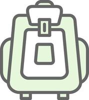 Backpack Vector Icon Design