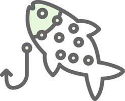 Fishin Vector Icon Design