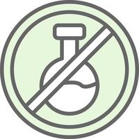 No Chemical Vector Icon Design