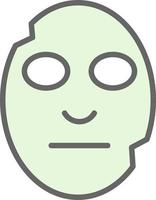 Face Mask Vector Icon Design