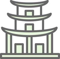 Temple Vector Icon Design