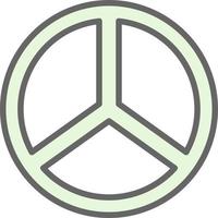 diseño de icono de vector de símbolo de paz