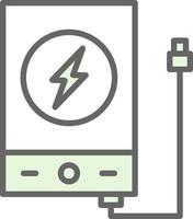 Power Bank Vector Icon Design