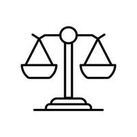 Balancing .Vector line icon Business Growth and investment symbol EPS 10 file vector