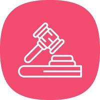 Law Vector Icon Design