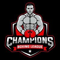 esport de vector de liga de boxeo