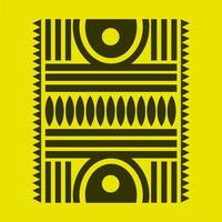 tribal pattern shape pattern. world culture tribal motif design. abstract design with unique shape pattern. elegant and futuristic batik motif. vector