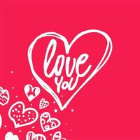 happy valentines day. love greeting cards for lovers and loved ones. valentines day is full of love and the meaning of sharing happiness. happy valentines day greeting cards. vector