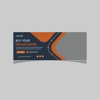 vector real estate banner template