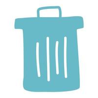 garbage waste icon vector