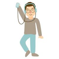 headphone concept illustration vector