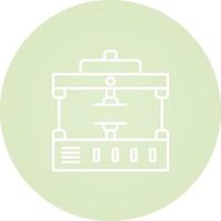 Machine Press Vector Icon