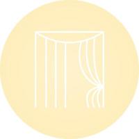 Curtains Vector Icon