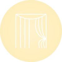 Curtains Vector Icon