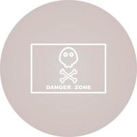 Danger Zone Vector Icon