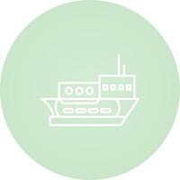 Delivery Ship Vector Icon