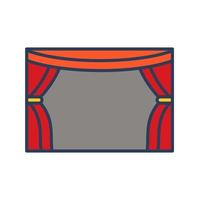 Stage Vector Icon