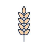 Wheat Vector Icon