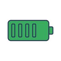 Full Battery Vector Icon