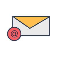 icono de vector de correo