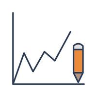 Drawing Graphs Vector Icon