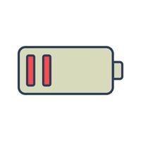 Low Battery Vector Icon