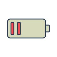 Low Battery Vector Icon